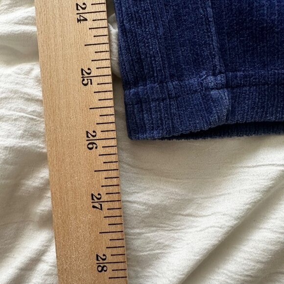 Vintage 90's April Cornell Blue Corduroy Straight Leg Pants Sz S High Waist - Picture 10 of 10